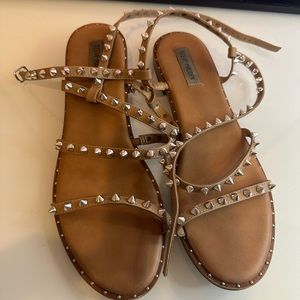Steve Madden Nude Studded Sandals size 11
